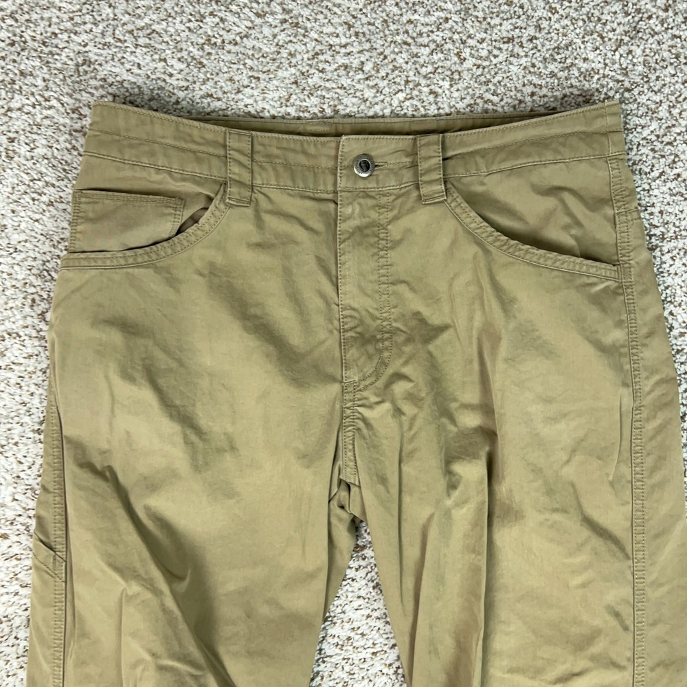 Patagonia Pants Mens 32x30 Beige Organic Tenpenny Canvas Hiking Workwear Gorp - Picture 2 of 13
